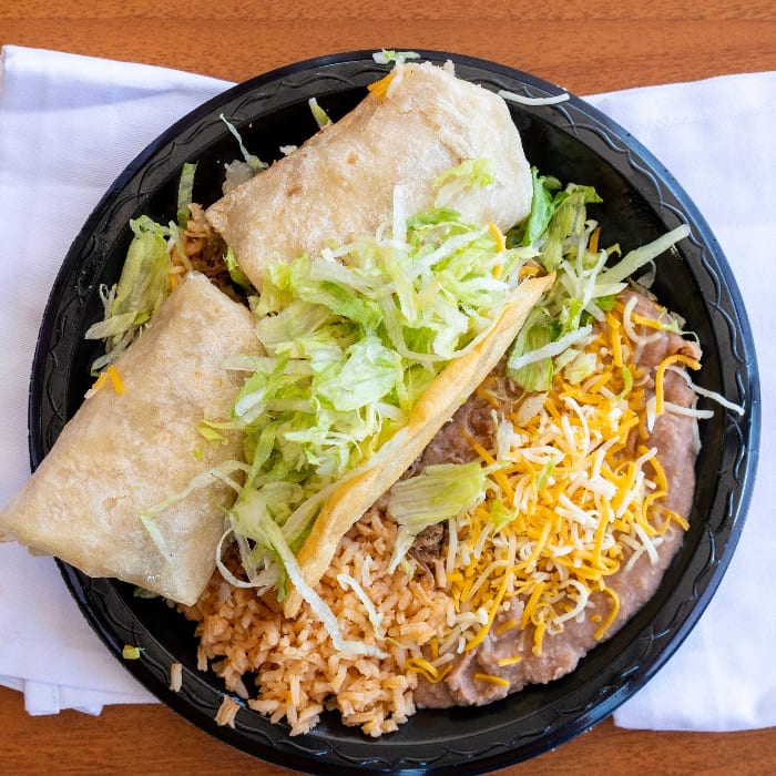 Shredded Beef Burrito.