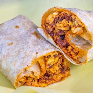 Steak and Egg Breakfast Burrito