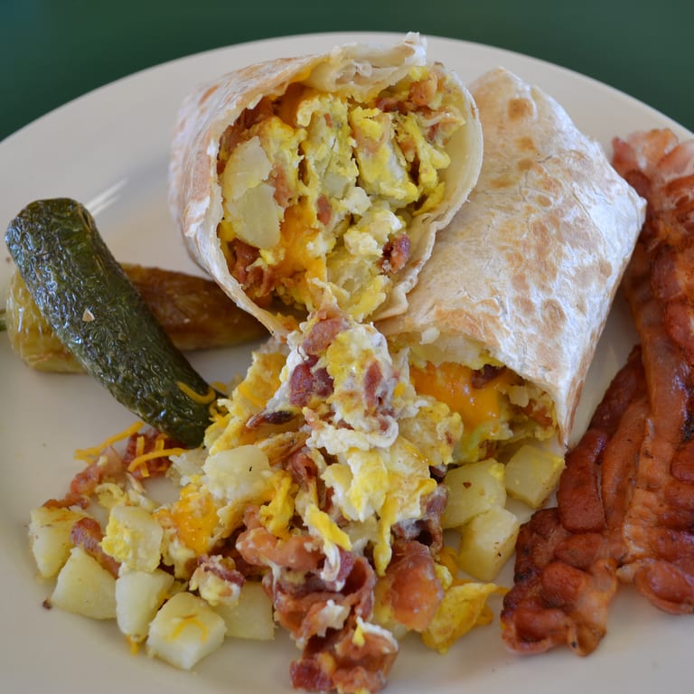 Delicious Breakfast Burrito