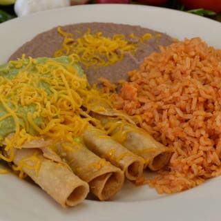 #6 Four Rolled Tacos Combo