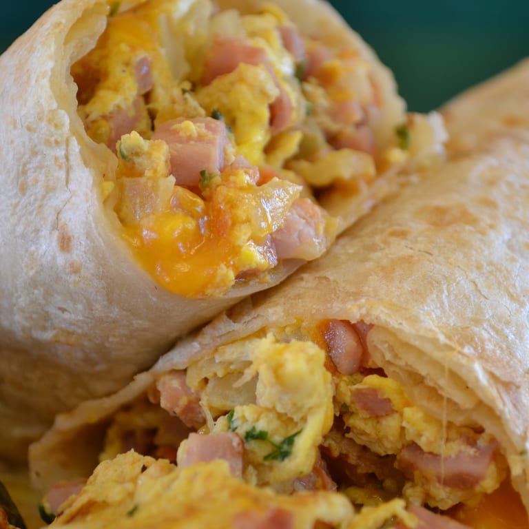 Delicious Breakfast Burrito