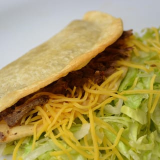 Hard Shell Shredded Beef Taco
